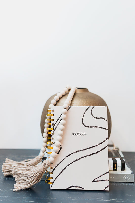 Signature Notebook - Cream